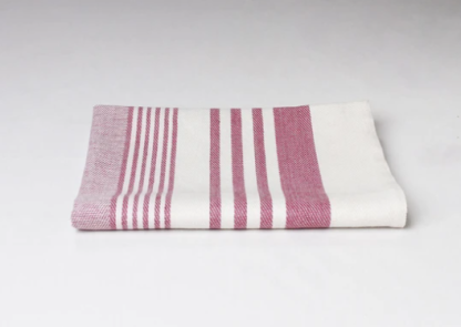 stripe-cotton-tea-towel-burgundy