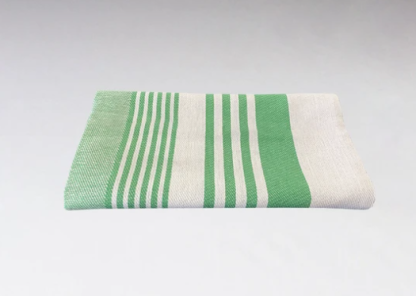 stripe-cotton-tea-towel-green