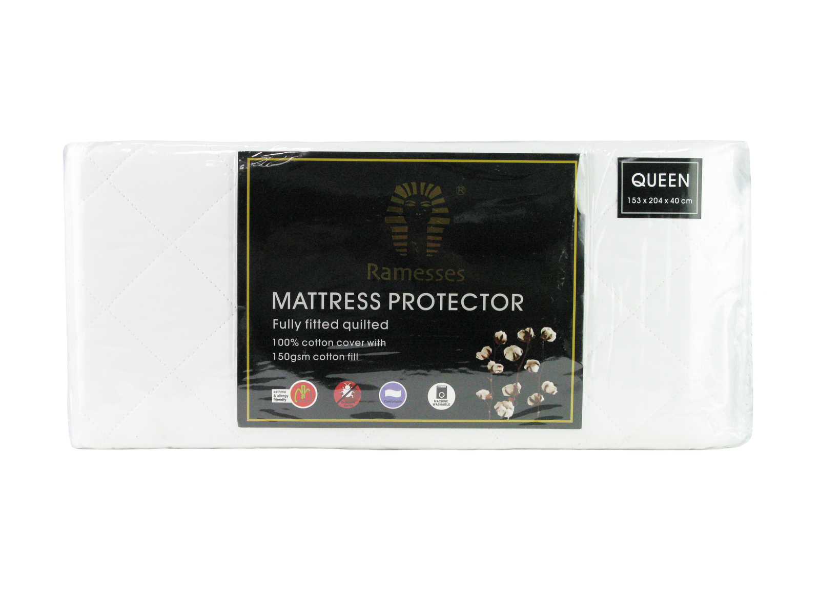 100 cotton mattress protector king size