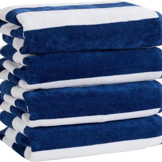 velour-cotton-navy-white-stripe-pool-towel