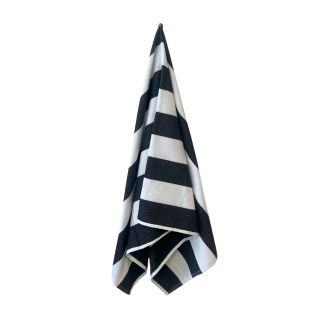 eco-stripe-pool-towel-charcoal