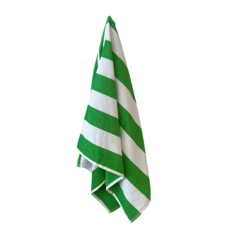 eco-stripe-pool-towel-lime-green